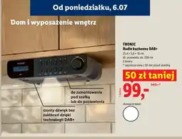 Lidl TRONIC Radio kuchenne DAB+ oferta