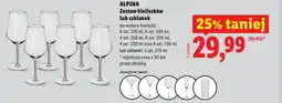 Lidl Alpina Zestaw kieliszków lub szklanek oferta