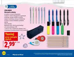 Lidl CRELANDO Akcesoria szkolne oferta