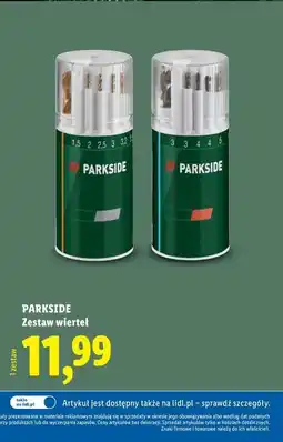 Lidl PARKSIDE Zestaw wierteł oferta