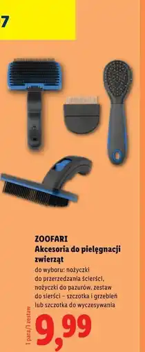 Lidl ZOOFARI Akcesoria do pielęgnacji zwierząt oferta