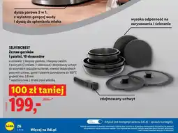 Lidl SILVERCREST Zestaw garnków i patelni, 10 elementów oferta