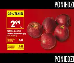 Biedronka Jabłko polskie czerwone na wagę oferta