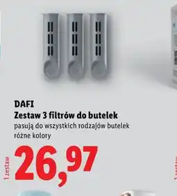 Lidl DAFI Zestaw 3 filtrów do butelek oferta