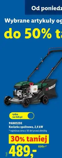 Lidl PARKSIDE Kosiarka spalinowa, 2,4 kW oferta