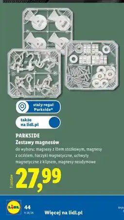 Lidl PARKSIDE Zestawy magnesów oferta