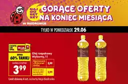 Biedronka Olej rzepakowy Wyborny oferta