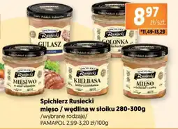 Jubilat Spichlerz rusiecki mięso / wędlina w słoiku pamapol oferta
