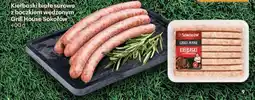 Delikatesy Centrum Kiełbaski białe surowe z boczkiem wędzonym Grill House Sokołów oferta