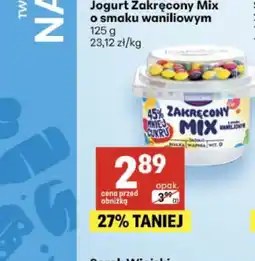 Delikatesy Centrum Jogurt Zakręcony Mix o smaku waniliowym Danone oferta