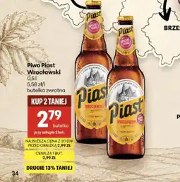 Delikatesy Centrum Piwo Piast Wrocławski oferta