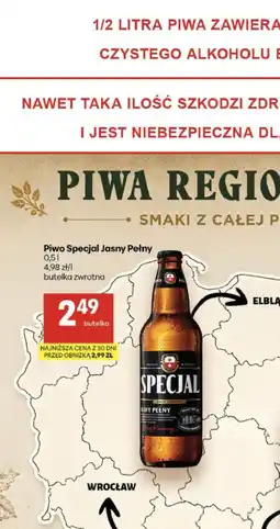 Delikatesy Centrum Piwo Specjal Jasny Pełny oferta