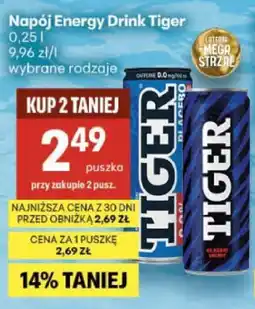 Delikatesy Centrum Napój Energy Drink Tiger oferta
