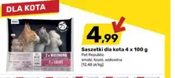 Bricomarche Saszetki dla kota 4 x 100 g Pet Republic oferta