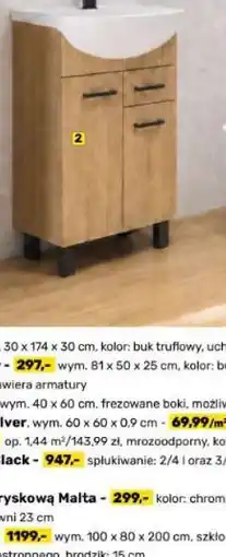 Bricomarche Szafka z umywalką Novelty oferta