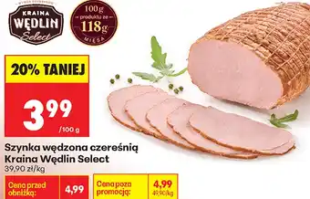 Biedronka Szynka wędzona czereśnią Kraina Wędlin Select oferta