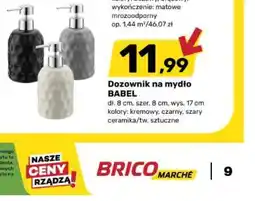 Bricomarche Dozownik na mydło BABEL oferta