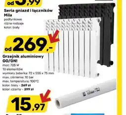 Bricomarche Grzejnik aluminiowy GO/ON! oferta