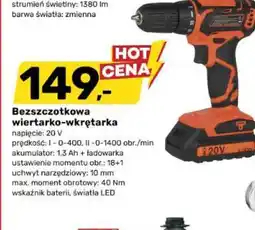 Bricomarche Bezszczotkowa wiertarko-wkrętarka oferta