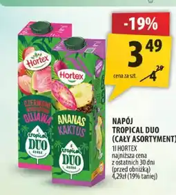 Arhelan Napój Tropical Duo Czerwone Winogrono Gujawa Hortex oferta