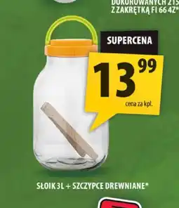 Arhelan Zestaw słoik 3 l + szczypce drewniane oferta