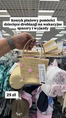 Pepco Dziecięcy koszyk plażowy Pepco oferta