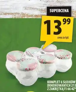 Arhelan Słoiki dekorowane 215 ml 6-pak oferta