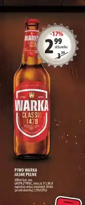 Arhelan Piwo Warka Jasne Pełne oferta