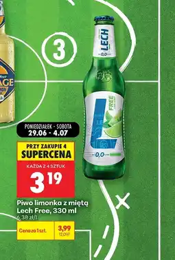 Biedronka Piwo bezalkoholowe Lech oferta