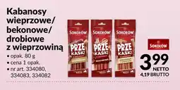 Makro Kabanosy drobiowe z wieprzowiną Sokołów oferta