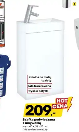 Bricomarche Szafka z umywalką oferta