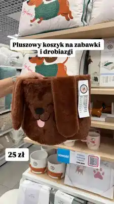 Pepco Pluszowy koszyk na zabawki i drobiazgi Pepco Home oferta