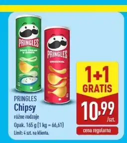 ALDI Chipsy Pringles Sour Cream & Onion oferta