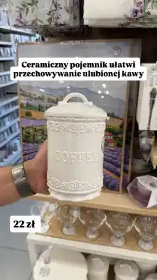 Pepco Ceramiczny pojemnik na kawę oferta