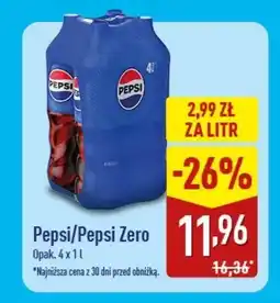 ALDI Napój gazowany Pepsi 4-pak oferta
