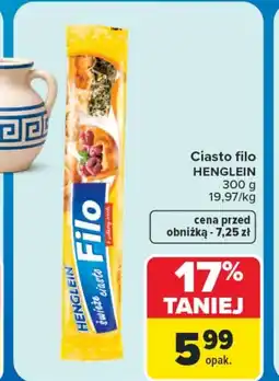 Carrefour Ciasto Henglein oferta