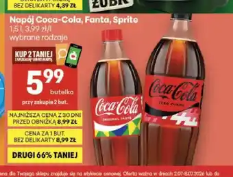 Delikatesy Centrum Napój gazowany Coca-Cola oferta