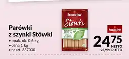 Makro Parówki z szynki Stówki Sokołów oferta