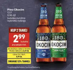 Delikatesy Centrum Piwo Okocim Jasne oferta