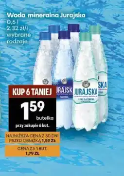 Delikatesy Centrum Woda mineralna niegazowana Jurajska oferta
