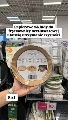 Pepco Papierowe wkłady do frytkownicy beztłuszczowej Pepco Home 20 cm oferta