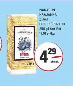 Sedal Makaron Krajanka z jaj przepiórczych Arc-Pol oferta