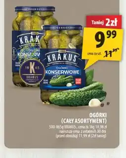 Arhelan Ogórki konserwowe Krakus oferta