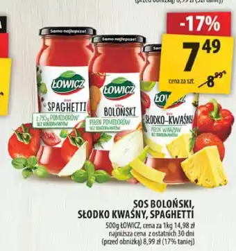 Arhelan Sos boloński Łowicz oferta