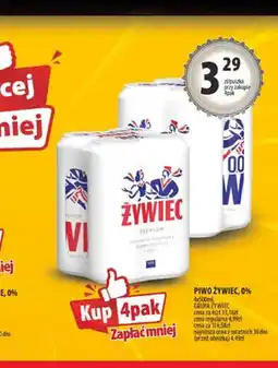 Arhelan Piwo Żywiec Premium 4-pak oferta