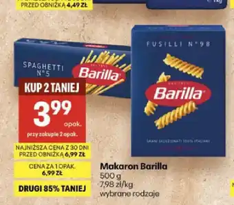 Delikatesy Centrum Makaron Spaghetti Barilla oferta