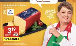 Delikatesy Centrum Ser Podlasiak z dziurami Gomar oferta