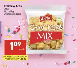 Delikatesy Centrum Krakersy Artur Crackers Mix Salty oferta