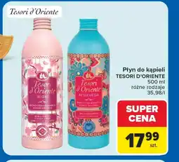 Carrefour Market Płyn do kąpieli Tesori d'oriente oferta