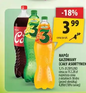 Arhelan Napój Gazowany Zbyszko oferta